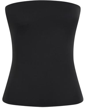 12 STOREEZ Naomi Strapless Top - Black