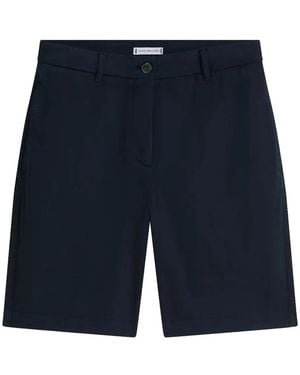 Tommy Hilfiger Washed Regular Chino Shorts - Blue