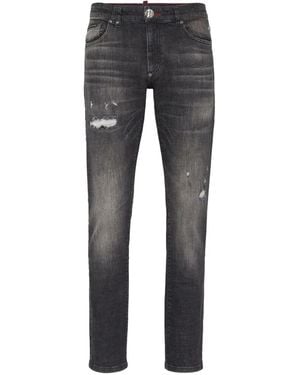 Philipp Plein Straight-Cut Jeans - Grey