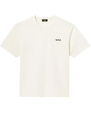 A.P.C. Cotton T-Shirt - White