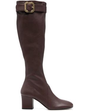 Miu Miu Stivali Con Fibbia 65Mm - Marrone