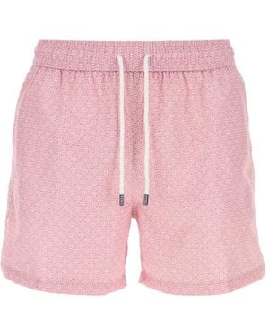 Fedeli Short De Bain Imprimé - Pink