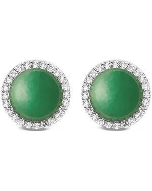 Daniel Wellington Audrey Crystal-Embellished Stud Earrings - Green