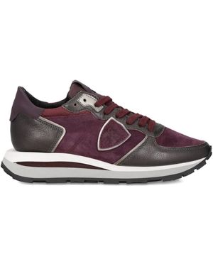 Philippe Model Tropez Haute スエードスニーカー - ブラウン