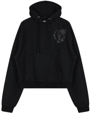 Sky High Farm Bedazzled Hoodie - Black