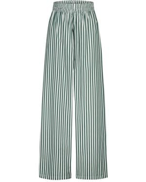 Paramidonna Cora Striped Beach Pants - Blue