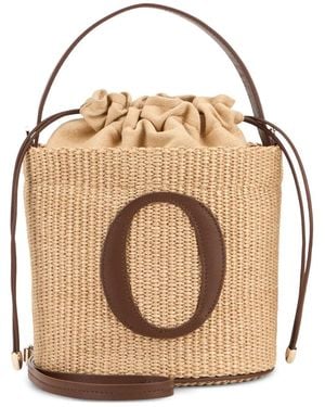 Orciani Zanzibar Woven-Design Logo-Patch Tote Bag - Natural