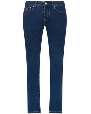 Moorer Slim-Fit Jeans - Blue