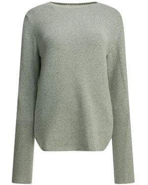 AURALEE Jersey Con Cuello Barco - Verde