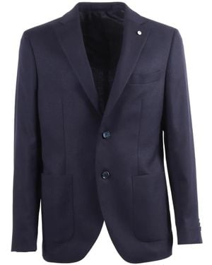 L.B.M. 1911 Blazer À Simple Boutonnage - Blue