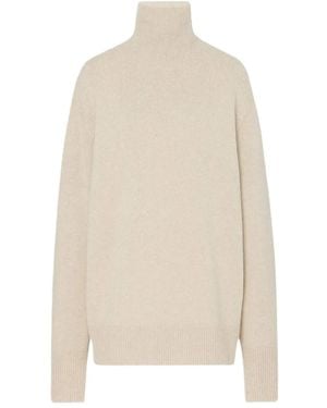 The Row High-Neck Jumper - White