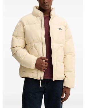Dickies Summerdale Logo-Detail Quilted Jacket - Natural