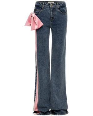 Hellessy Bow-Detail Jeans - Blue