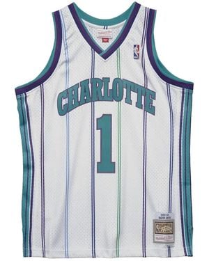 Mitchell & Ness "Nba Charlotte Hornets 1999 Baron Davis" Swingman Trikot - Blau
