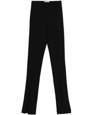 Nensi Dojaka Side-Slit Trousers - Black