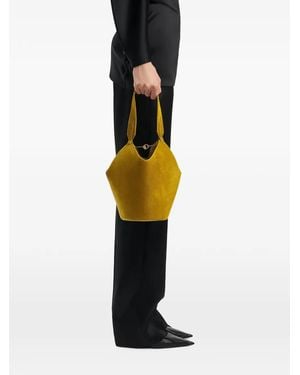 KHAITE Mini Lotus Tote - Black