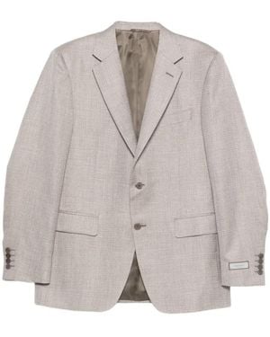 Canali Textured Blazer - Grey