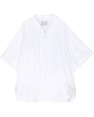 Kolor Camicia Con Ruches - Bianco
