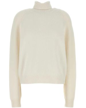 Fendi Pullover Mit Logo-Stickerei - Weiß
