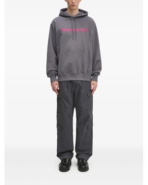 thisisneverthat Embroidered Logo Hoodie - Grey