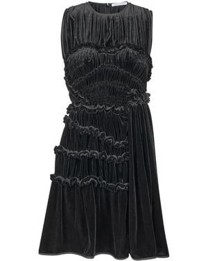 Cecilie Bahnsen Uki Pleated Midi Dress - Black
