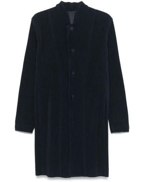 Homme Plissé Issey Miyake Tailored Pleats 2 Coat - Blue