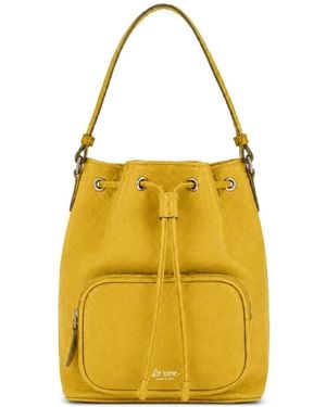 LA ROSE Borsa A Secchiello Con Coulisse - Giallo