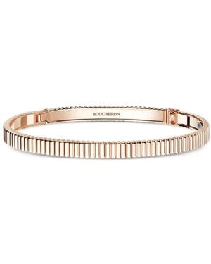 Boucheron 18Kt Rose Quatre Grosgrain Bracelet - Metallic