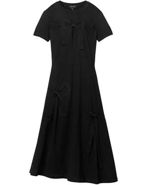 Marc Jacobs Bow Midi Dress - Black