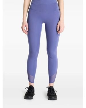 PUMA メッシュパネル レギンス - ブルー
