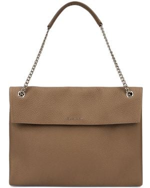 Orciani Midi Venus Soft Shoulder Bag - Brown