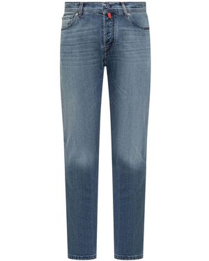 Kiton Lunghi Tapered Jeans - Blue