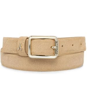 Patrizia Pepe Square Buckle Belt - Natural