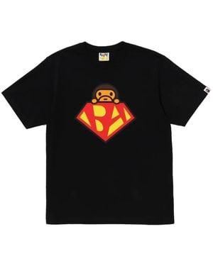 A Bathing Ape Baby Milo Graphic-Print T-Shirt - Black