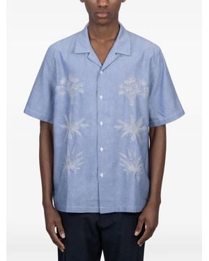 Universal Works Road Trip Shirt - Blue