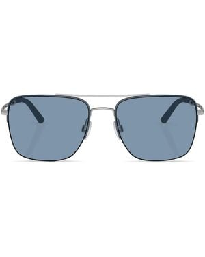 Oliver Peoples R-2 Square-Frame Sunglasses - Blue