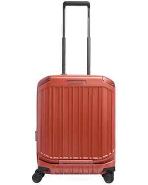 Piquadro Dual-Opening Cabin Suitcase - Red