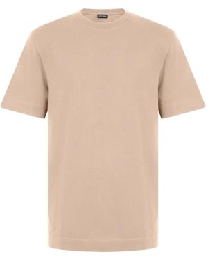 ZEGNA Short-Sleeved T-Shirt - Natural