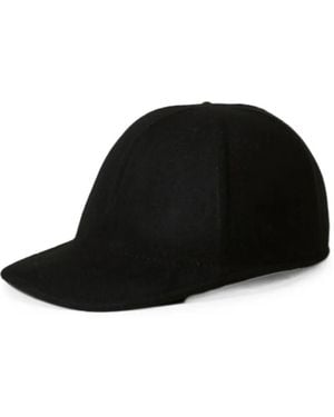 Twinset Wool Cloth Baseball Hat - Black