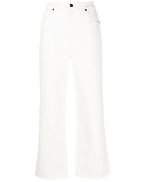 SLVRLAKE Denim Grace Cropped Jeans - White