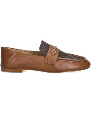 MICHAEL Michael Kors Mocasines penny con diseño entretejido - Marrón