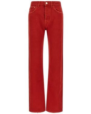 Isabel Marant Jean Daya Regular Denim Jeans - Red