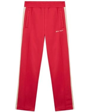 Palm Angels Classic Logo Side-Stripe Track Trousers - Red