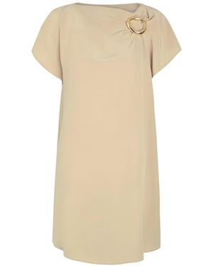 JOSEPH Ring-Detail Mini Dress - White