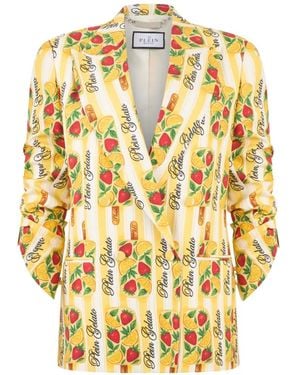 Philipp Plein Double-Breasted Blazer - Metallic