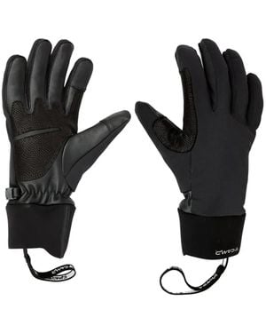 Camp Collection Logo-Print Gloves - Black