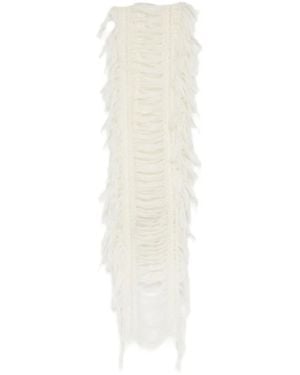 Ann Demeulemeester Drina Scarf - White