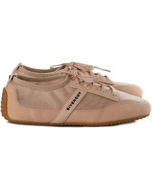 Givenchy Lace-up panel trainers - Braun