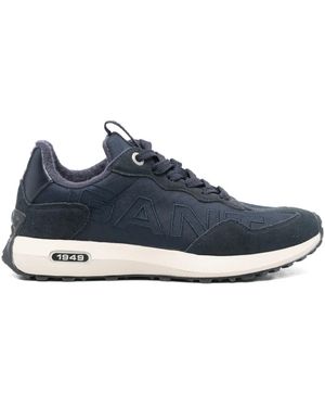 GANT Embroidered-Logo Trainers - Blue