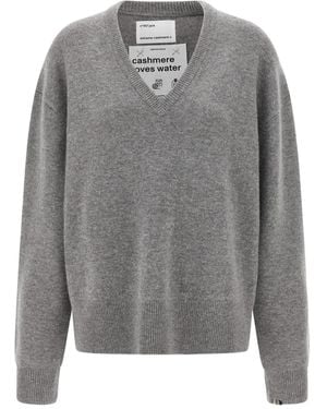 Extreme Cashmere N°457 Jack V-neck Sweater - Gray